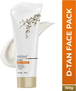 OZONE D Tan Face Pack - Helps to Removes, Prevents Sun Damage & Boosts Skin Complexion