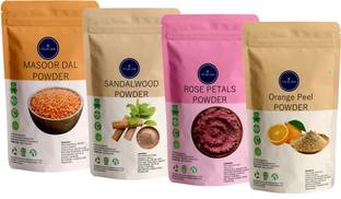 VEDICINE Masoor Dal Powder Sandalwood Rose Petals Orange Peel Powder For Face and Skin