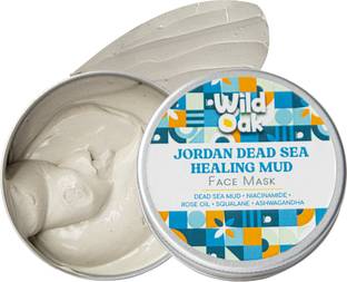 Wild Oak Dead Sea Mud + Alpha Arbutin Face Mask for De-Tan & Anti Aging