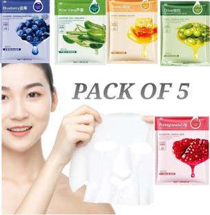 rorec Korean Style Face Mask Facial Mask For unisex skin combo