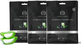 THE MAN COMPANY Charcoal Face Sheet Mask