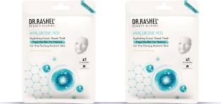 DR.RASHEL HYALURONIC ACID SHEET MASK WITH SERUM THAT PREPARE SKIN FOR MOISTURE (PACK OF 2)