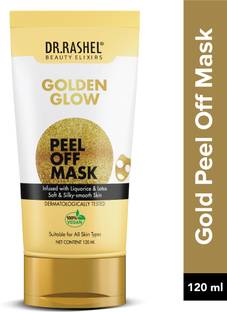 DR.RASHEL Golden Glow Peel Off Mask for Instant Glow, Anti Aging, Blackhead & Tan Removal