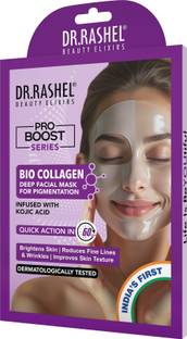 DR.RASHEL Bio Collagen Facial Mask | Infused with Kojic Acid | Pro Boost series