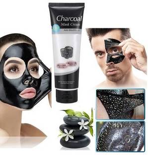 BLUEMERMAID Charcoal Face Mask for Acne for men & women with natural glow
