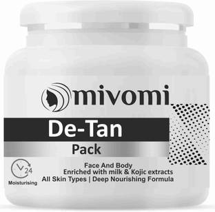 MIVOMI De-Tan Face Pack | Enriched With Vitamins | Paraben & Sulfate Free