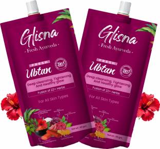 Glisna Fresh Mix Herbs Burst Ubtan Face Wash Deep Cleansing Tightening & Healthy Glow