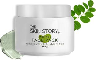 The Skin Story Moringa Purifying Face Pack For Glowing & Clear Skin, Tan Removal, Detoxifies