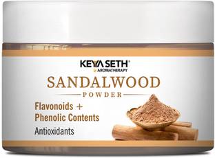 KEYA SETH AROMATHERAPY Sandalwood Powder Face Pack for Tan Removal, Anti-Aging, Acne & Even Skin Tone