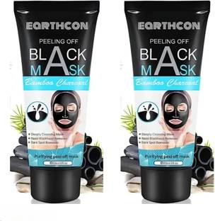 Earthcon Deep Cleansing Charcoal Mask Pack Of 2