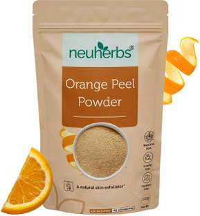 Neuherbs Orange Peel Powder | Natural Exfoliator To Improve Skin Tone With No Additives