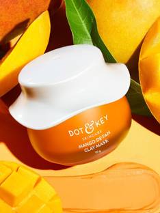 Dot & Key Mango Detan Clay Mask for New-age 'ubtan' to visibly reduce tan,Fades Dark Spots