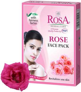 ROSA Rose Face Pack with Multani Mitti & Sandal I Remove Black Heads I * 4