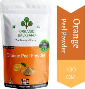 Organic Backyard Orange Peel Powder for Glowing Skin&Removing Pimples Scars&BoostenCollagen(100g)