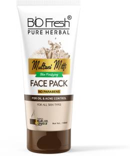 Biofresh Multani Mitti Face Pack for Acne & Controls Excess Oil Indian Healing Clay