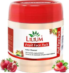 LILIUM Fruit Face Pack for Remove Oil, Dirt, Blackheads and Instant Radiance