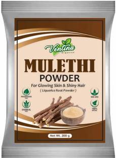 Ventina Organics Mulethi (Licorice) Powder for Skin Whitening & Soothes Scalp