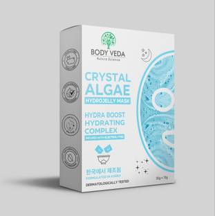BODY VEDA Crystal Algae HydroJelly Peel-Off Mask | Hydra Boost | Formulated in Korea