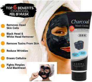 tanvi27 New Anti Blackhead Remover Active Charcoal Peel Off Face Mask Cream Face Wash