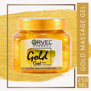 orvel GOLD GEL FOR BRIGHT, SMOOTH & GLOWING SKIN | REDUCES DARK SPOTS | NON- GREASY