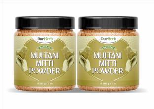 OurHerb Pure & Natural Multani Mitti (Fuller’s Earth) Powder for Skin & Hair (Pack of 2)