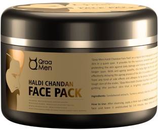 Qraa Haldi Chandan Face Pack for Men