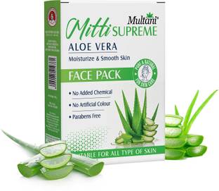 Multani Mitti 100% Pure Aloe Vera Face Powder | Moisurized And Smooth Skin -