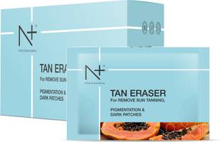 N PLUS PROFESSIONAL Tan Eraser Mask, For Remove Sun Tanning, Pigmentation , Pack of 6 Pouch