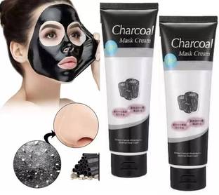 GABBU Charcoal Face Mask Cream And Black Head Remover Pin For Man & Women combo