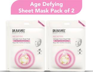 DR.RASHEL AGE DEFYING SHEET MASK WITH SERUM THAT HYDRATES THE SKIN (PACK OF 2)