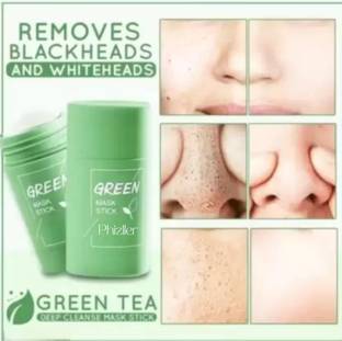PHIZLLER Green Tea Cleansing Mask Stick for Clearing Blackheads, Whiteheads