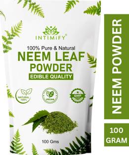 INTIMIFY Neem Leaf Powder For Face & Skin Care, Ideal For Eating, Hair Mask