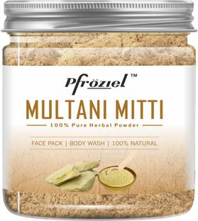 Pfroziel 100% Pure Multani Mitti Powder (Fuller's Earth) Skin Face Clays