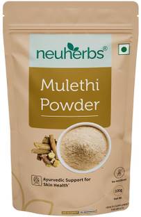 Neuherbs Organic Mulethi Powder | Ayurvedic Support for Skin Health | No Additives