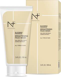 N PLUS Professional Brightening Face wash, Enriched with Rice Protein & Quinoa Ext