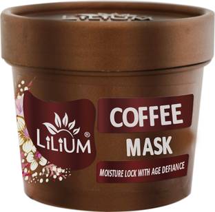 LILIUM Coffee Face Mask Moisture Lock With Age Defiance, Extra Glow & Fair Complexion