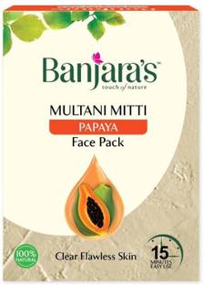 Banjaras Multani Mitti + Papaya Face Pack Powder