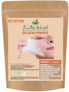 Twacha world Face Pack Mask Gelatine Powder 50gm Hair removal/Peel Off Mask