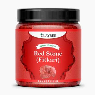 Clayree Red Alum Stone (Lal Fitkari) for Skin Tightening & Aftershave