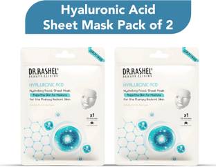 DR.RASHEL HYALURONIC ACID SHEET MASK WITH SERUM THAT PREPARE SKIN FOR MOISTURE (PACK OF 2)