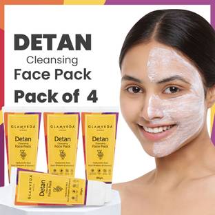 GLAMVEDA Detan Face Pack | Reduces Sun Tan , Hyperpigmentation & Dark Spots