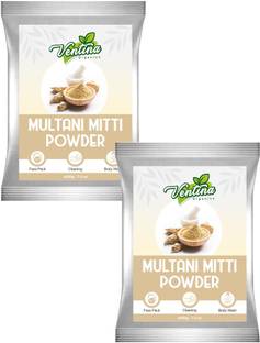 Ventina Organics 100% Pure Natural & Organic Multani Mitti Powder For Skin & Hair Care