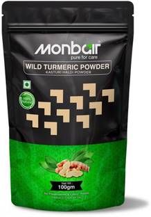 MONBAIR Wild turmeric powder | Kasturi turmeric | kasturi haldi powder 100 g Pack of 1