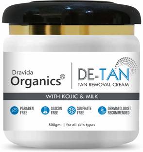 द्रविड़ ऑर्गेनिक्स De Tan Removal for Glowing & Lighting oil Control, Anti Acne & Pimples Blemishes