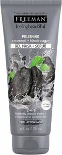 Freeman Black Polishing Facial Gel Mask + Scrub - 175ml
