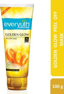 Everyuth Naturals Golden Glow Peel-off Mask for Instant Glow|24K Gold & Orange Peel Extract
