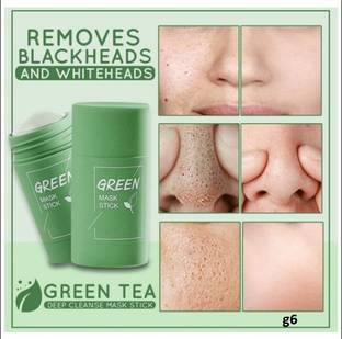 Morbee Portable Cleansing Mask Mud Apply Mask, Green Tea Facial Detox Mud MaskG6