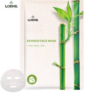 LORSHEL Bamboo Face Mask Facial Sheet Mask Women Nourish OG