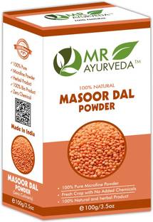 MR Ayurveda 100% Pure Masoor Dal Powder | Red Masoor Dal Powder for Face
