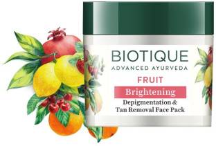 BIOTIQUE FRUIT Brightening Depigmentation & Tan Removal Face Pack